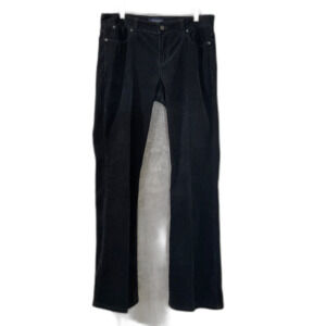 Talbots Signature Boot Corduroy Pants jeans Women's Size 8 Black